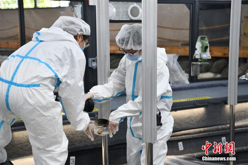 Galeria: escava??es arqueológicas est?o em andamento no fosso No. 8 de Sanxingdui