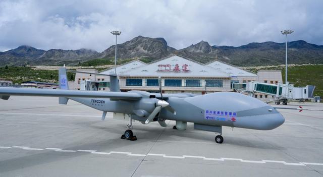 China testa drone de comunica??es no planalto Qinghai-Tibete