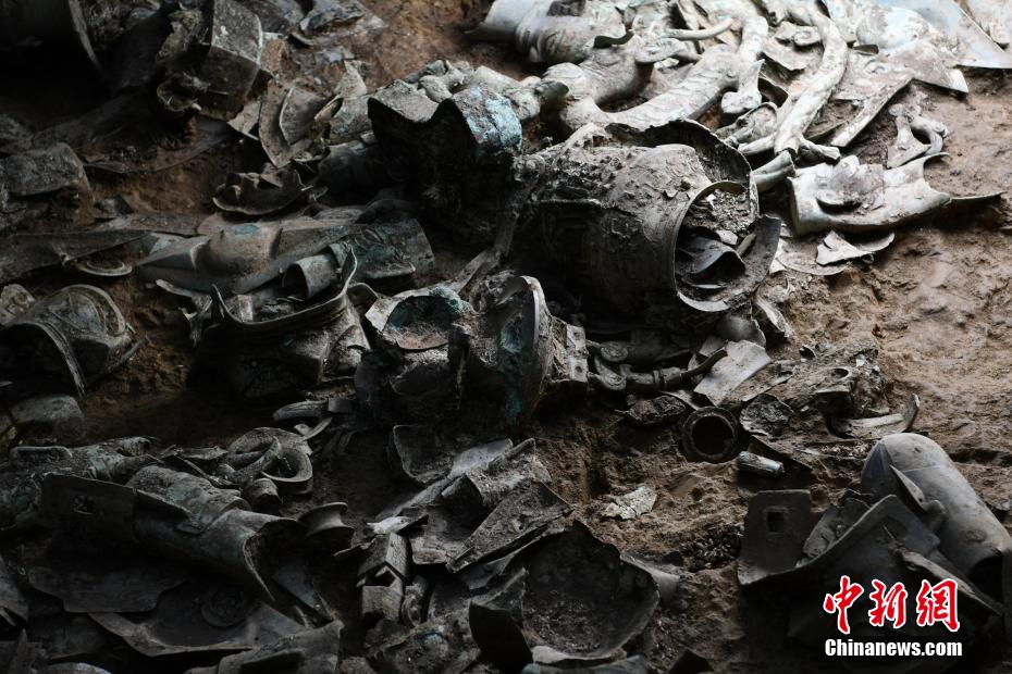 Escava??o arqueológica no po?o de sacrifício de Sanxingdui está prestes a ser concluída