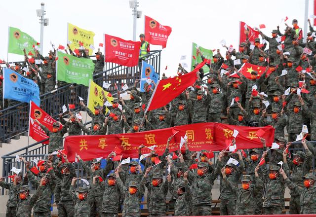 Se??o de Korla dos Jogos Internacionais do Exército 2022 é aberta em Xinjiang