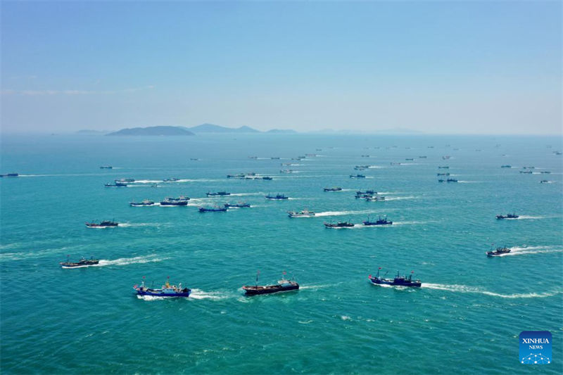 Fujian: proibi??o de pesca marítima é terminada no sudeste da China
