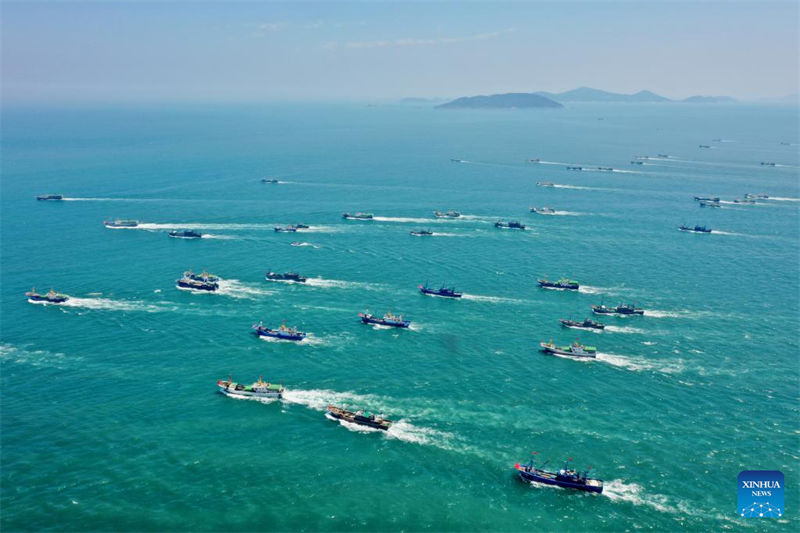 Fujian: proibi??o de pesca marítima é terminada no sudeste da China