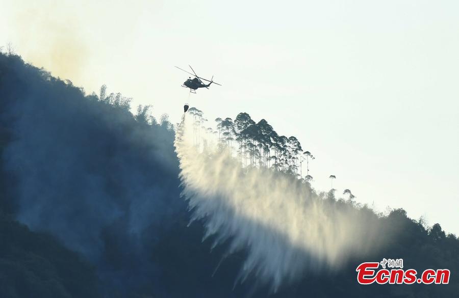 Chongqing: helicópteros enviados para extinguir incêndios florestais