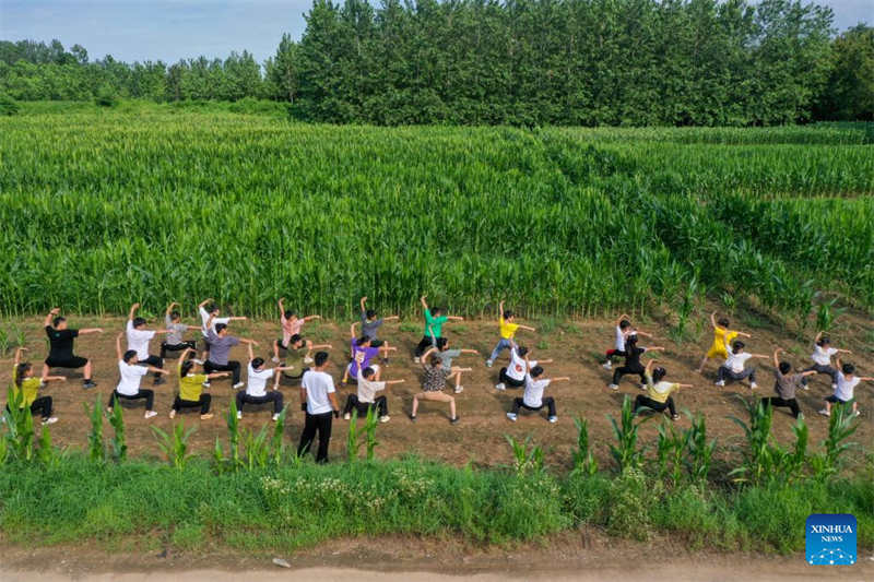 Artes marciais chinesas s?o um sucesso junto dos habitantes de Liuzhuang