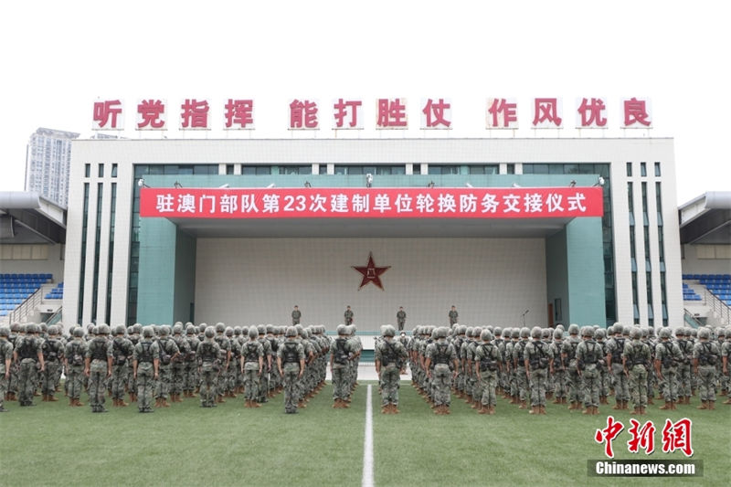 23a rota??o das unidades formadas do ELP concluída com sucesso em Macau