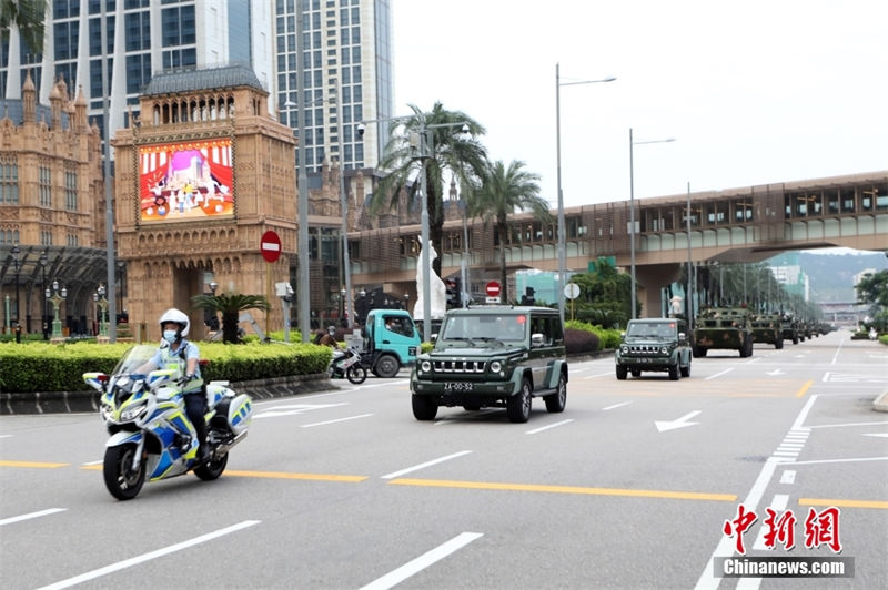 23a rota??o das unidades formadas do ELP concluída com sucesso em Macau