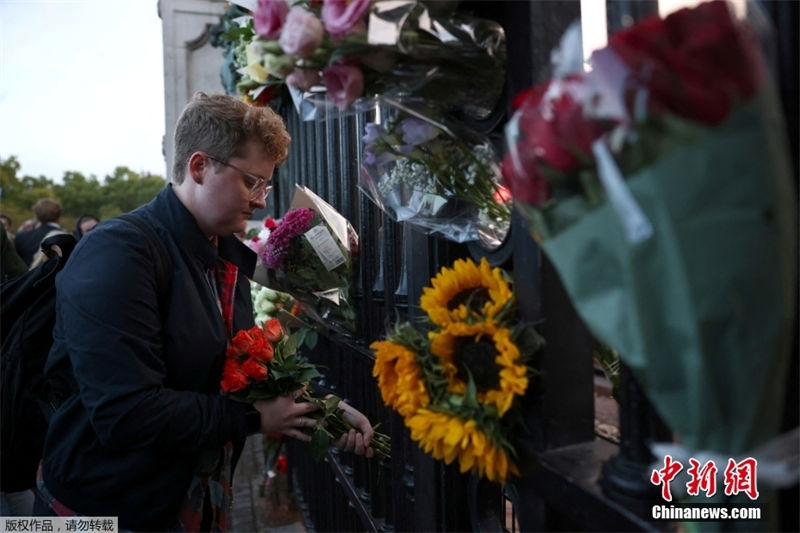 Britanicos de luto pela morte da rainha Isabel II