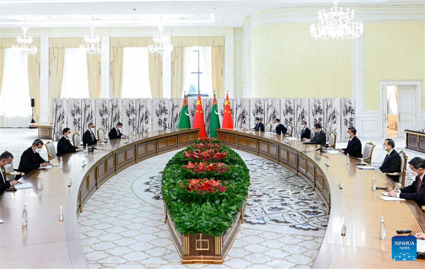 Presidentes chinês e turcomano se reúnem para avan?ar la?os bilaterais