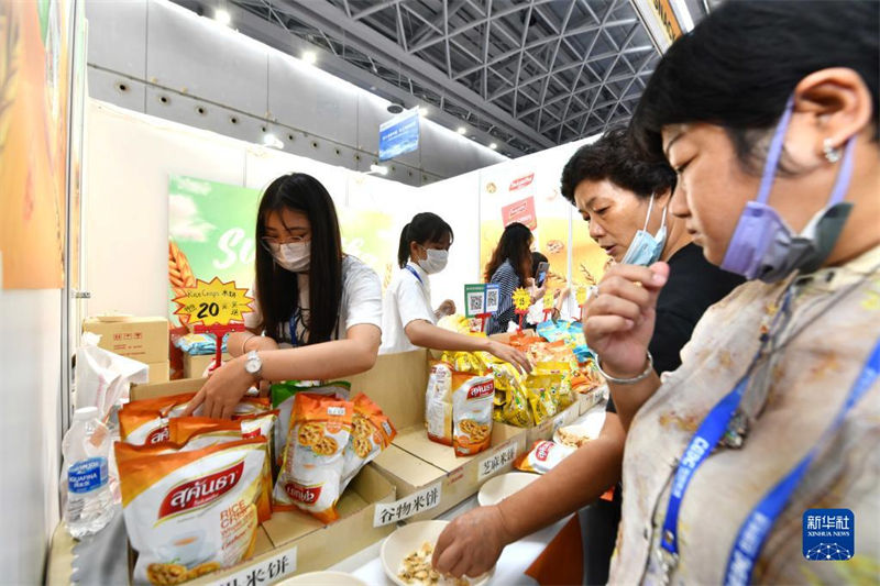 Especialidades da ASEAN vendidas na 19a China-ASEAN Expo