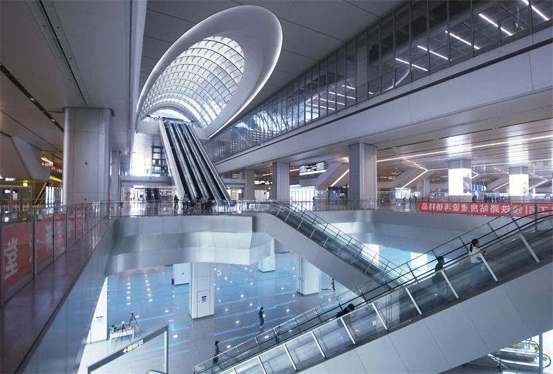 Esta??o Ferroviária Oeste de Hangzhou entra em opera??o