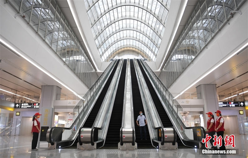 Esta??o Ferroviária Oeste de Hangzhou entra oficialmente em opera??o