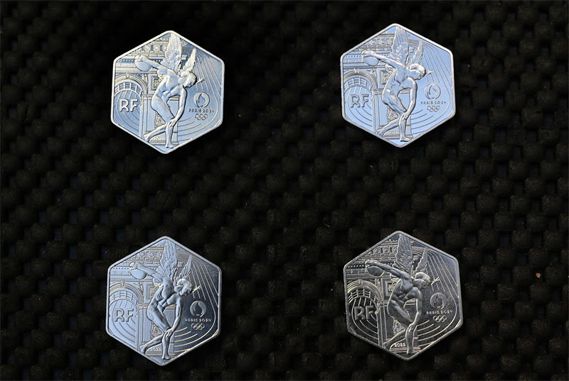 Moeda hexagonal de € 10 é divulgada ao público pelos Jogos Olímpicos de Paris 2024