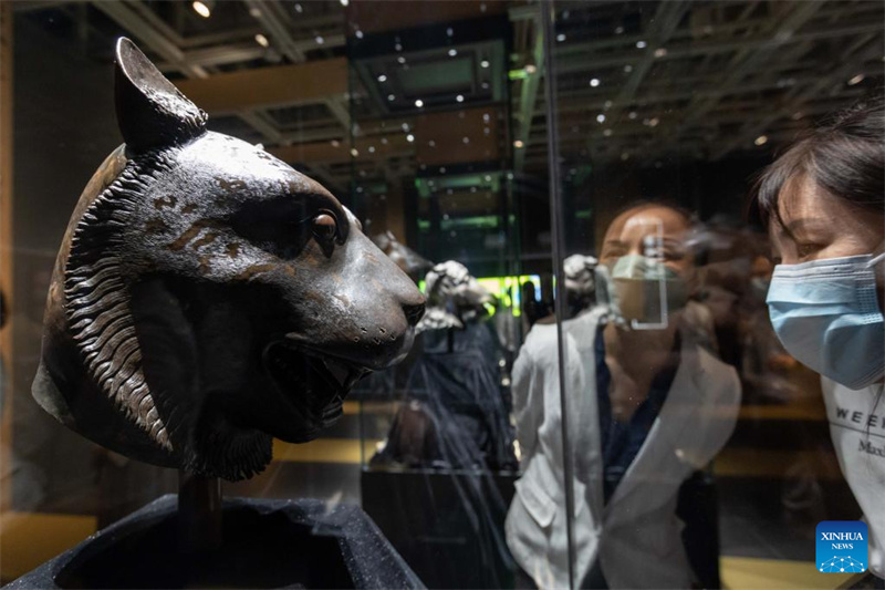 Relíquias culturais chinesas recuperadas do exterior em exposi??o em Shanghai