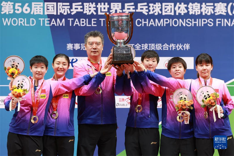 China vence campeonato no Mundial de Tênis de Mesa