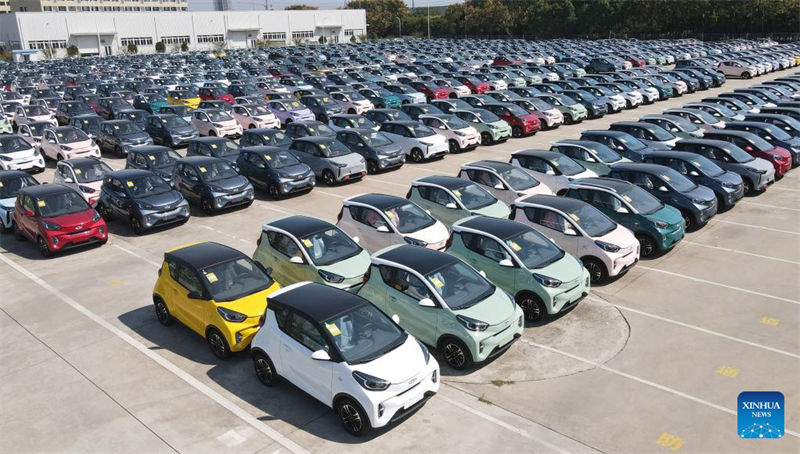 Cidade no leste da China vê aumento da produ??o de veículos de nova energia