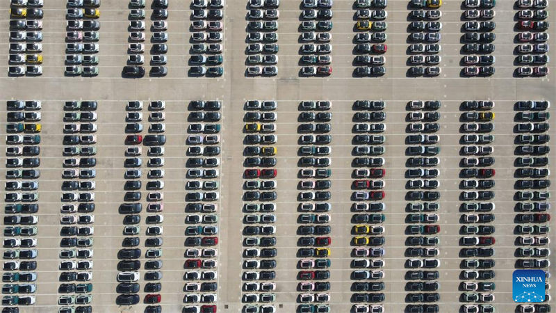 Cidade no leste da China vê aumento da produ??o de veículos de nova energia