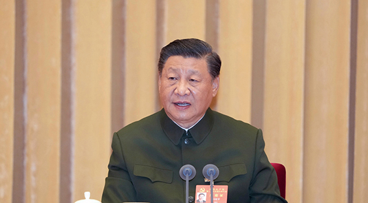 Xi Jinping enfatiza a implementa??o de princípios orientadores do congresso-chave do Partido nas for?as armadas