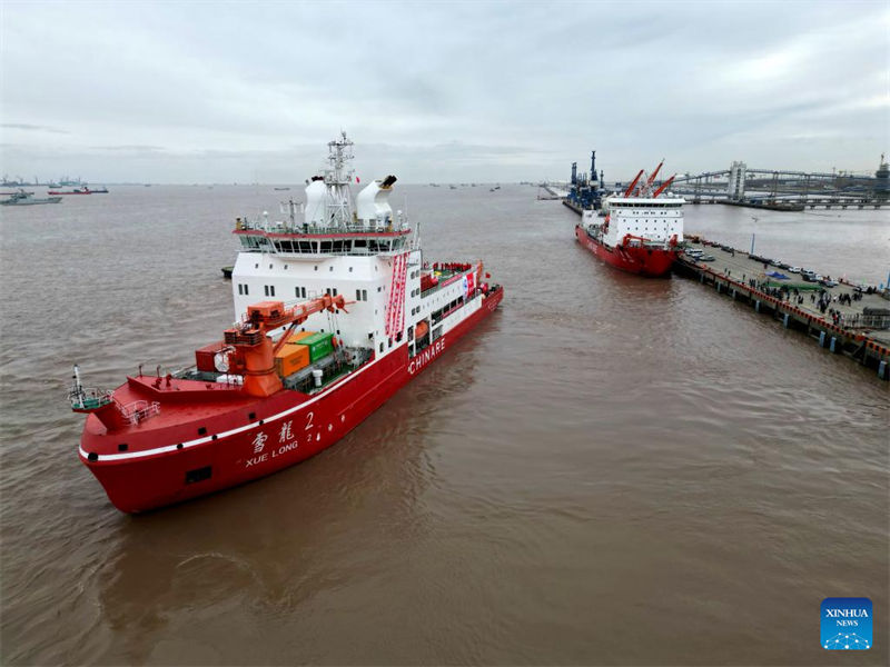 China inicia 39a expedi??o à Antártica