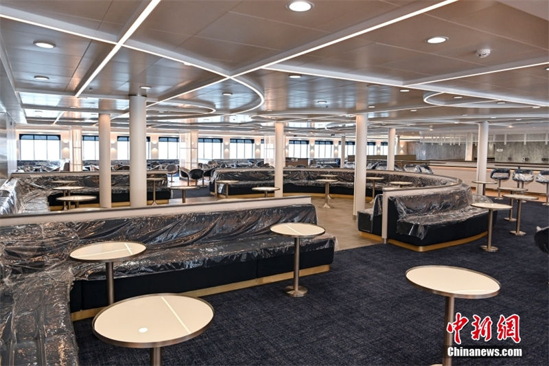 China: constru??o do maior navio ro-ro de passageiros no mundo é completada