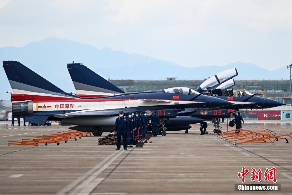 Show Aéreo da China: equipe acrobática 