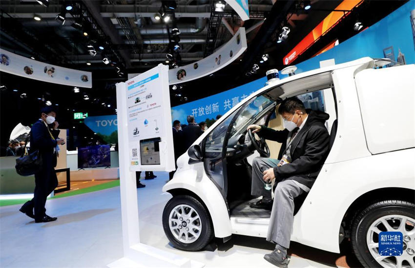 Galeria: solu??es verdes se destacam na área de exposi??o de automóveis da 5a CIIE