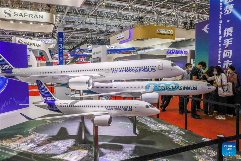 Mais de 740 empresas participaram na 14a Exposi??o Internacional de Avia??o da China