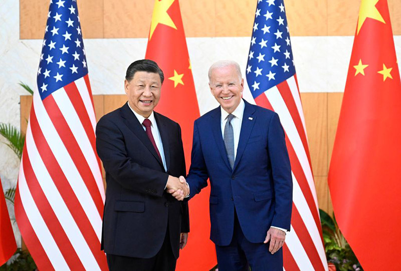 Xi Jinping e Biden realizam troca franca e profunda de opini?es sobre la?os bilaterais e principais quest?es globais