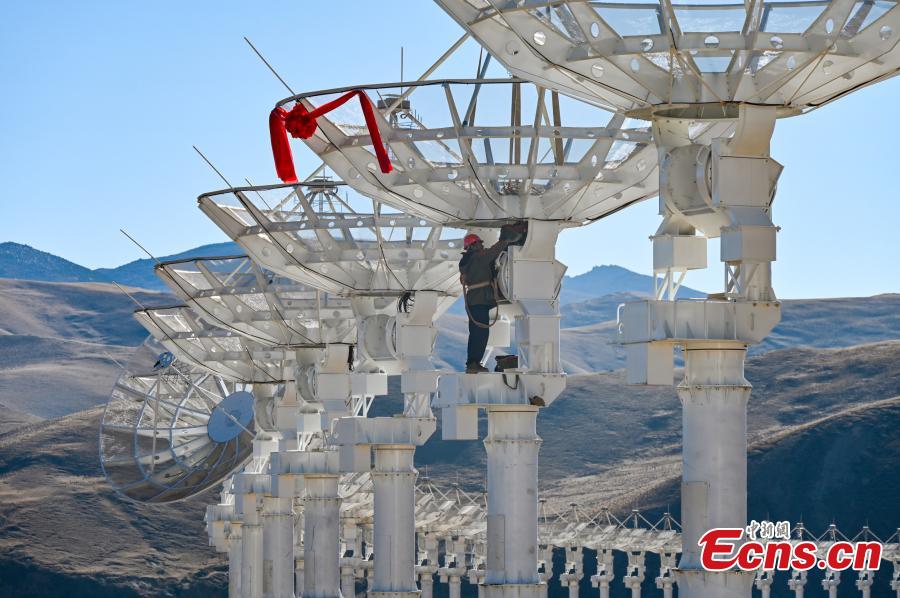 Integra??o de hardware é concluída no Radiotelescópio Solar em Sichuan