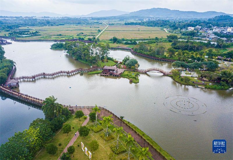 Reservatório de esgoto transforma-se em parque de pantanos