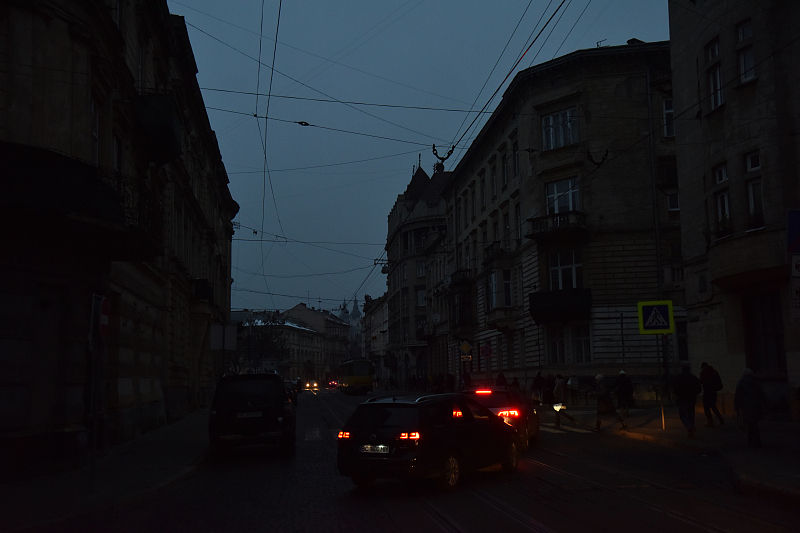 Ucrania registra cortes energéticos em todo o país