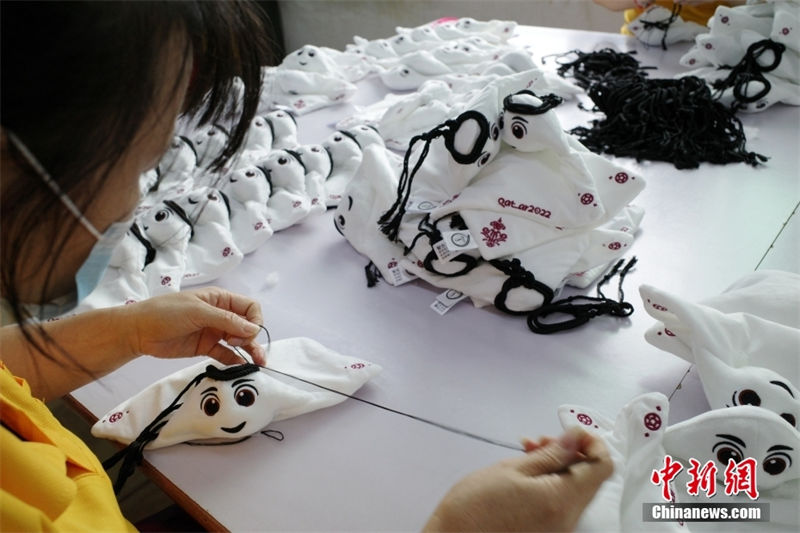 Galeria: base chinesa de fabrica??o da La'eeb da Copa do Mundo do Catar de 2022   