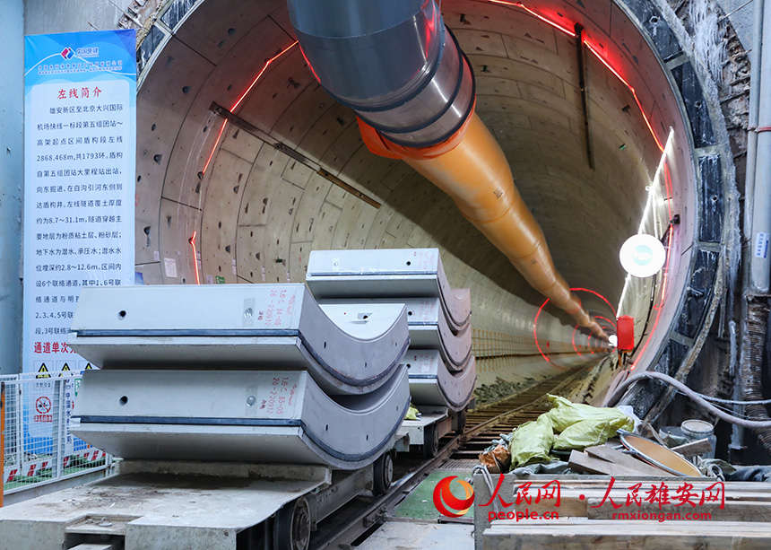 Galeria: Linha Expressa de Xiong'an para o Aeroporto Internacional de Daxing está em constru??o