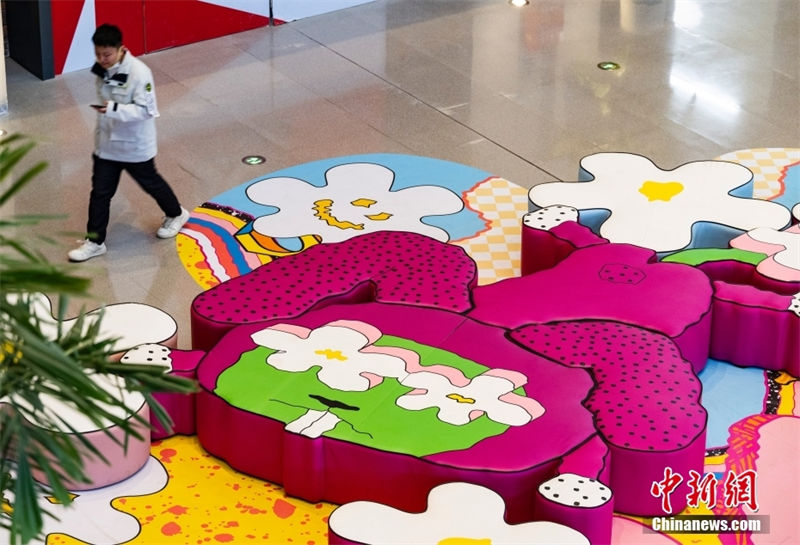 Beijing: exposi??o temática de coelhos é realizada no parque Shougang 