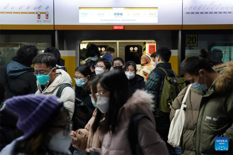 Beijing vê pico na manh? do primeiro dia útil de 2023