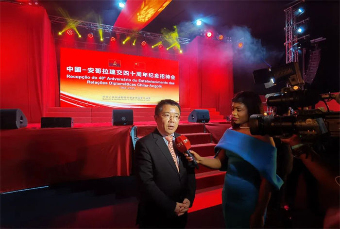 Embaixada da China em Angola realiza recep??o para celebrar 40o aniversário das rela??es diplomáticas China-Angola