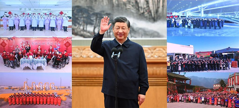 Xi Jinping estende sauda??es da Festa da Primavera ao povo chinês
