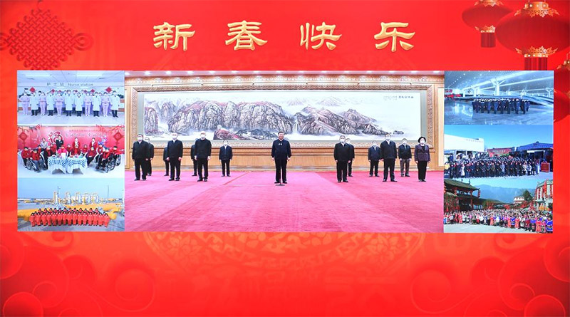 Xi Jinping estende sauda??es da Festa da Primavera ao povo chinês