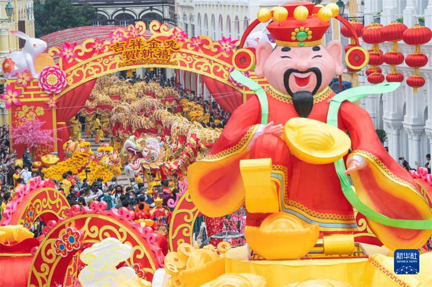 Macau retoma agita??o e azáfama durante a Festa da Primavera