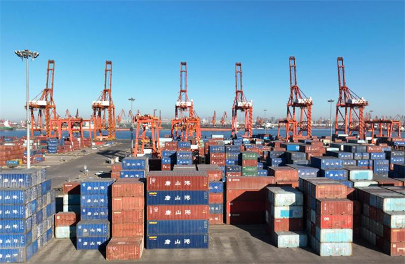 China: movimenta??o de mercadorias no porto de Tangshan ascende ao segundo lugar mundial