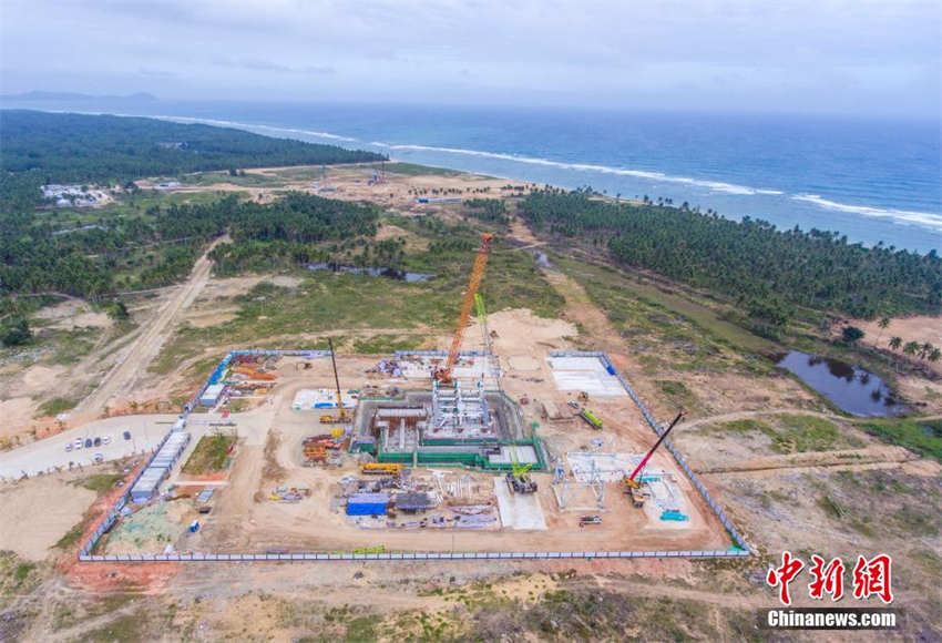 Centro de Lan?amentos Aeroespaciais Comerciais de Hainan entra no estágio de instala??o