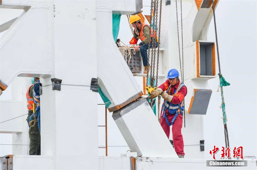 Centro de Lan?amentos Aeroespaciais Comerciais de Hainan entra no estágio de instala??o