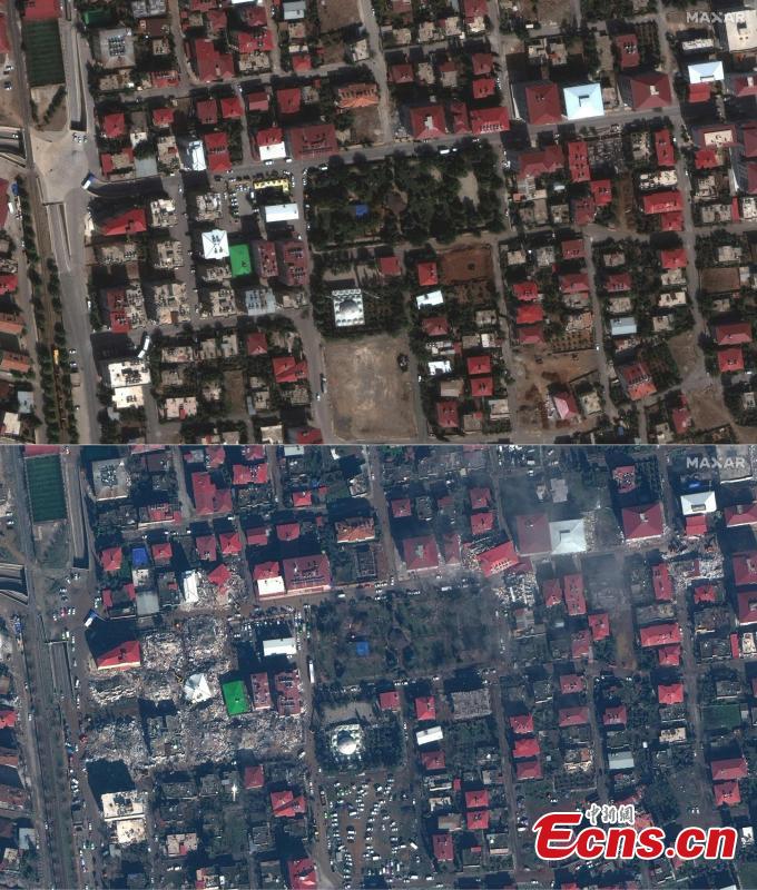 Turquia: imagens de satélite mostram destrui??o chocante causada pelos terremotos