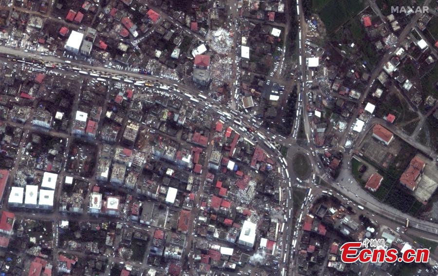 Turquia: imagens de satélite mostram destrui??o chocante causada pelos terremotos