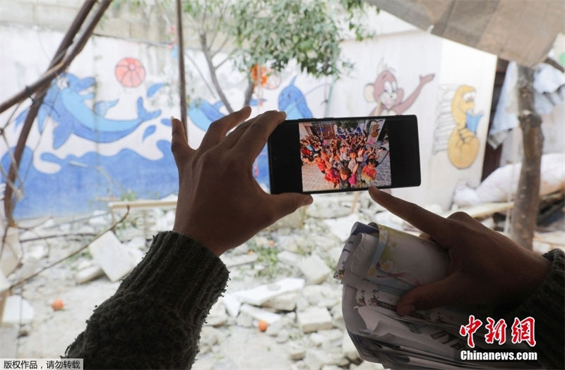 Galeria: jardim de infancia fica em ruínas após terremoto na Síria