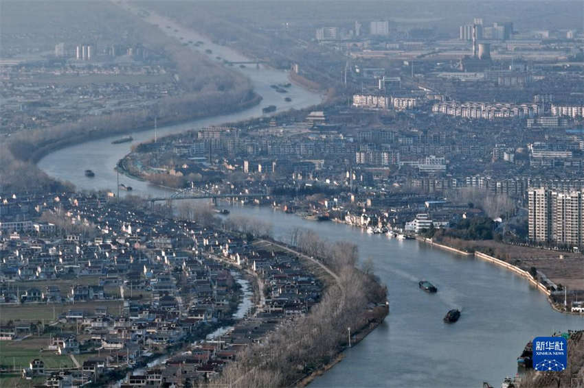 Galeria: cena movimentada do Grande Canal de Beijing-Hangzhou