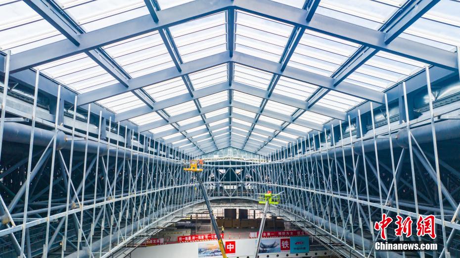 Claraboia inteligente é revelada na esta??o ferroviária do norte de Xiamen