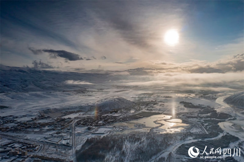 Galeria: neve da primavera decora cidade no sudoeste da China