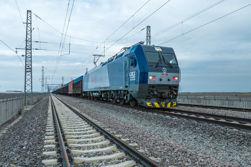 Província chinesa de Zhejiang lan?a trem de carga Taizhou-Laos 