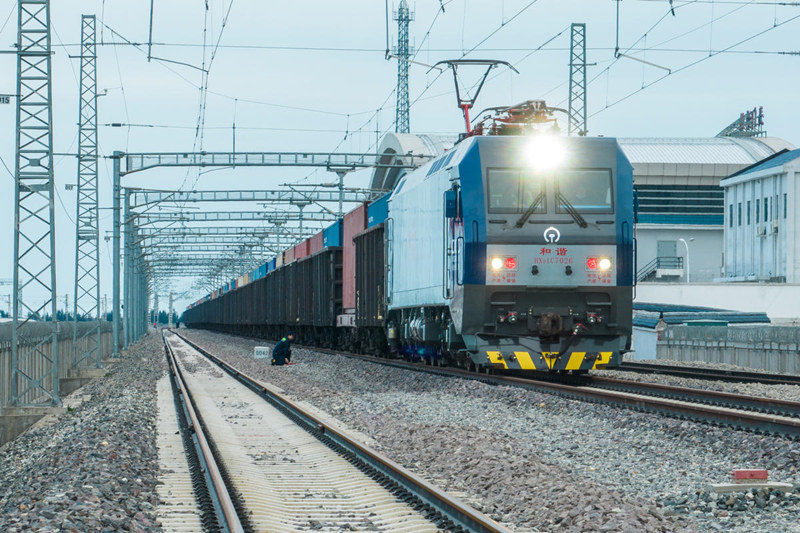 Província chinesa de Zhejiang lan?a trem de carga Taizhou-Laos 