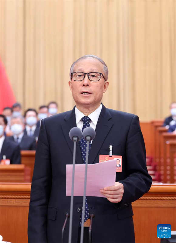 Legislativo nacional da China realiza 2a reuni?o plenária da sess?o anual